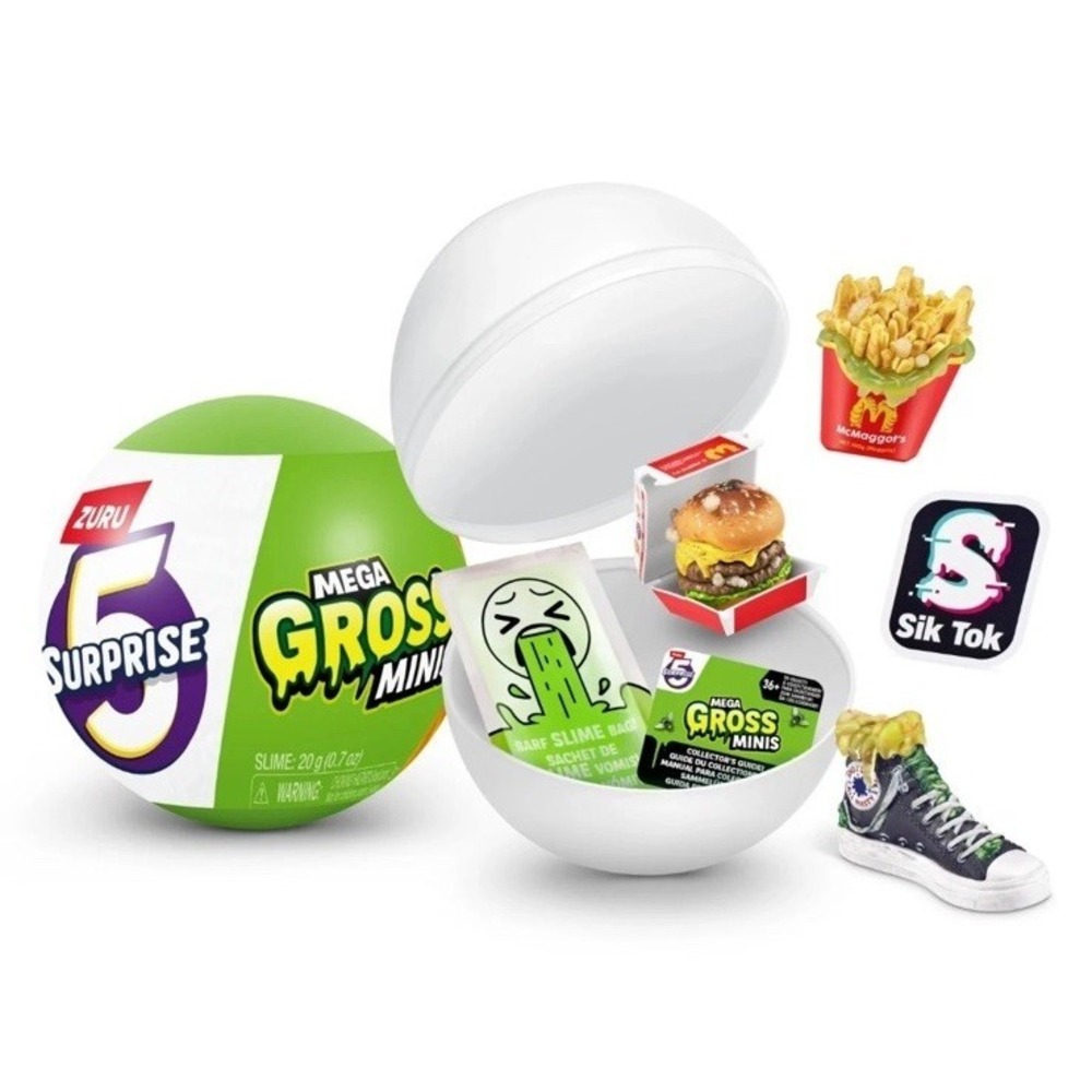 ZURU 5 Surprise Mega Gross Minis Series Includes 2 Balls,‎ Unopened, Sealed